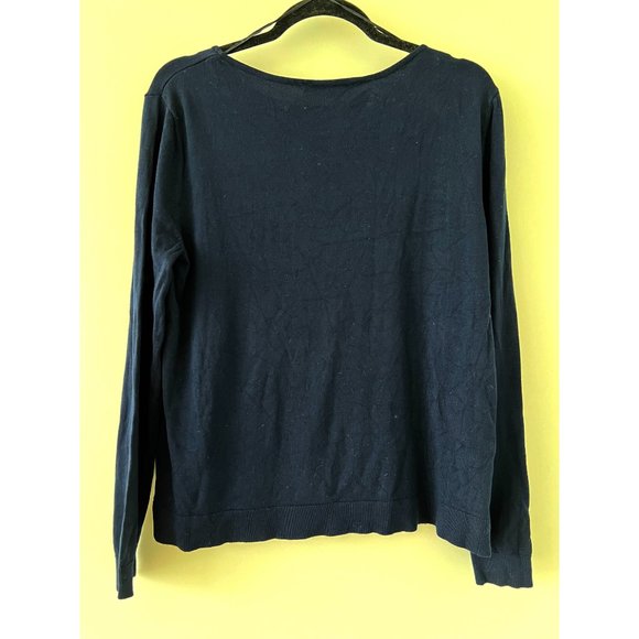 Zara Long Sleeve Wide Boat-neck Sweater - Picture 3 of 6